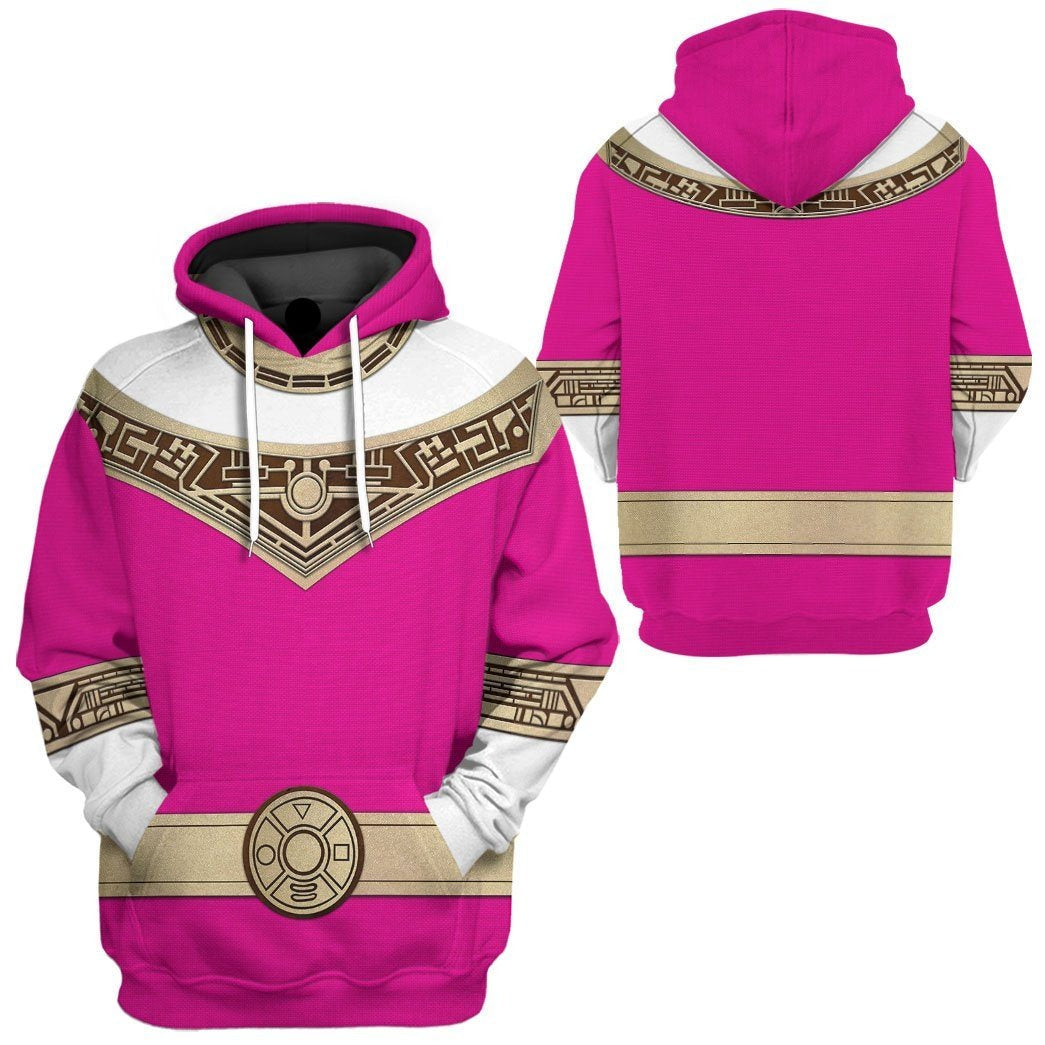 Power Ranger Hoodie Pink Power Rangers Zeo Hoodie Pink Unisex - Cozy Hoodie For Cold Weather