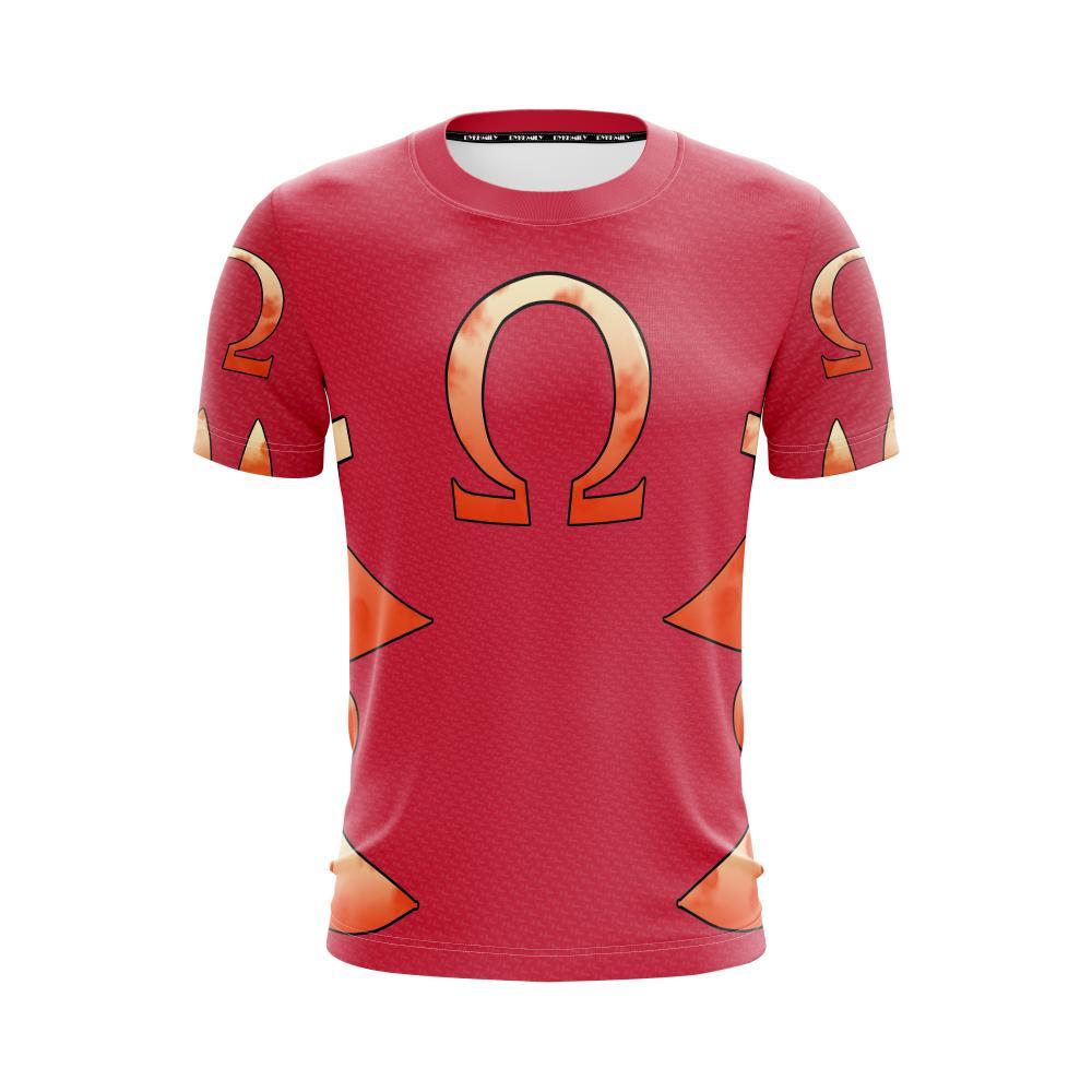 Pokemon T-Shirt Groudon Team Omega Pokemon Go T-Shirt Red Unisex - Trendy Gift For Men & Women