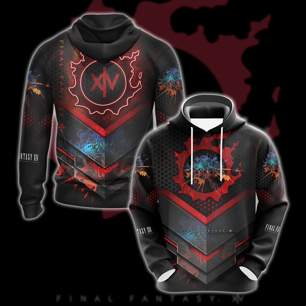 Final Fantasy XIV All Over Print T-shirt Tank Top Zip Hoodie Pullover Hoodie Hawaiian Shirt