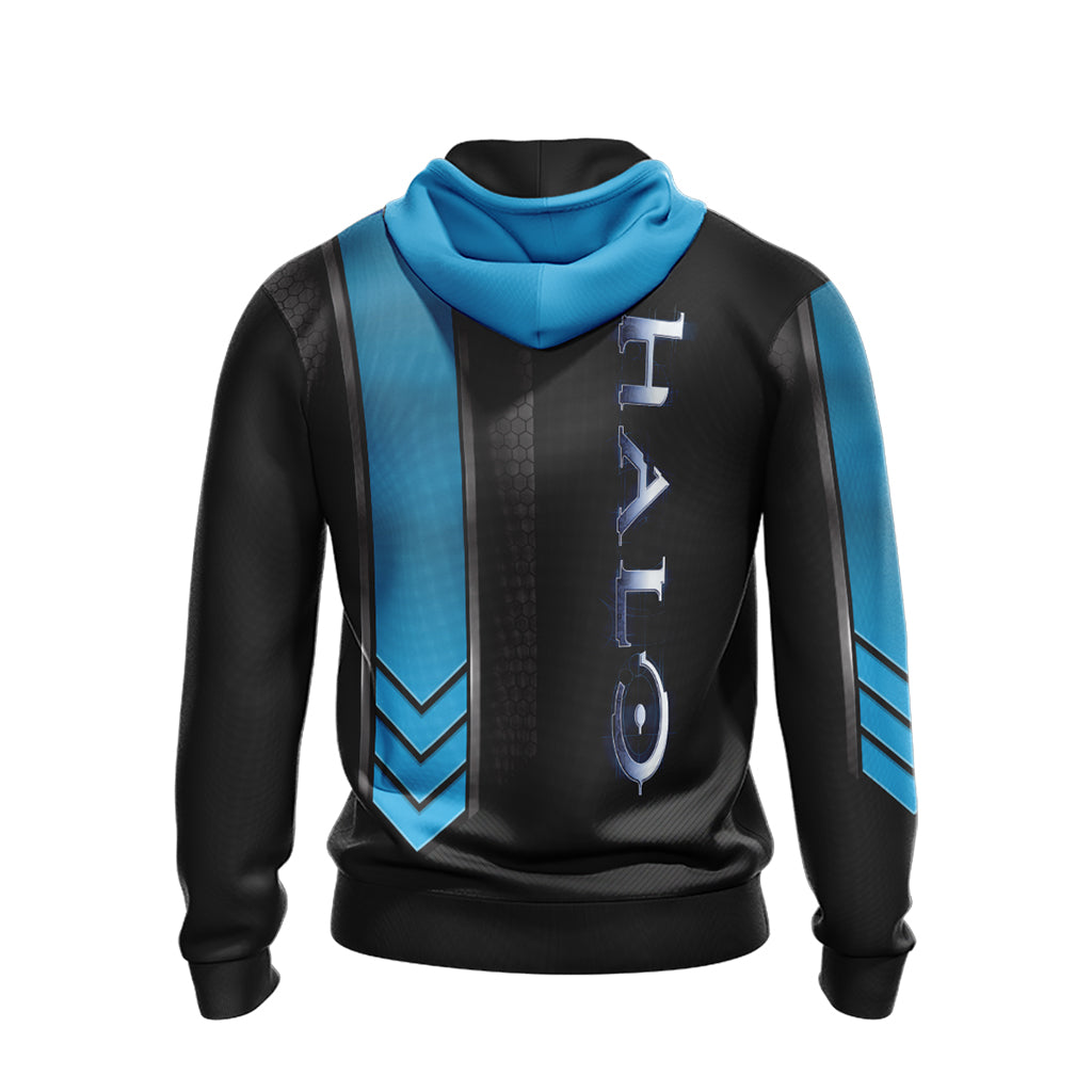 Halo Hoodie Halo Fireteam Raven Hoodie Black Blue Unisex - Cozy Hoodie For Cold Weather