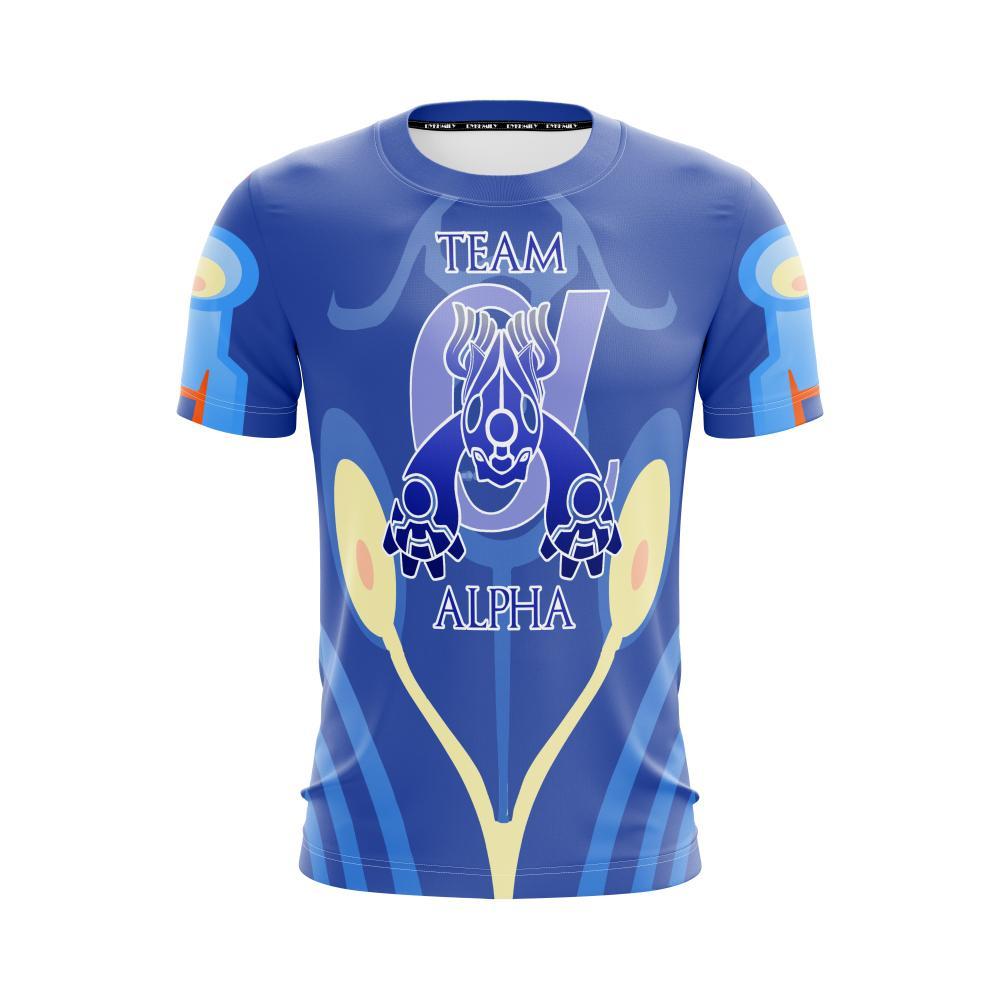 Pokemon T-Shirt Kyogre Team Alpha Pokemon Go T-Shirt Blue Unisex - Trendy Gift For Men & Women