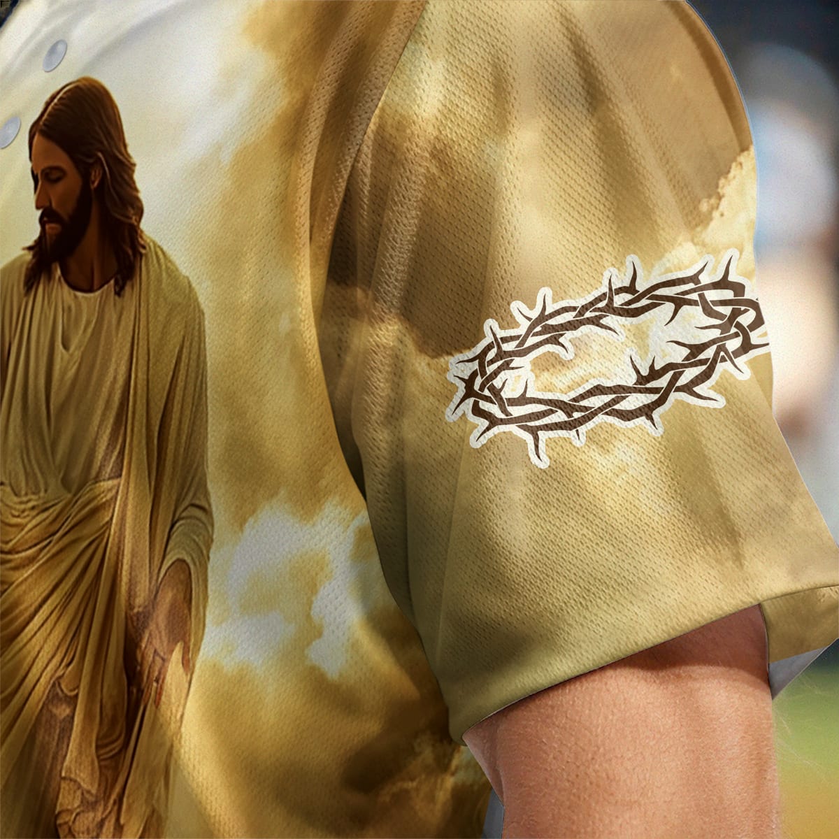When Life Knocks Me Down Jesus Picks Me Up Baseball Jersey Bundle