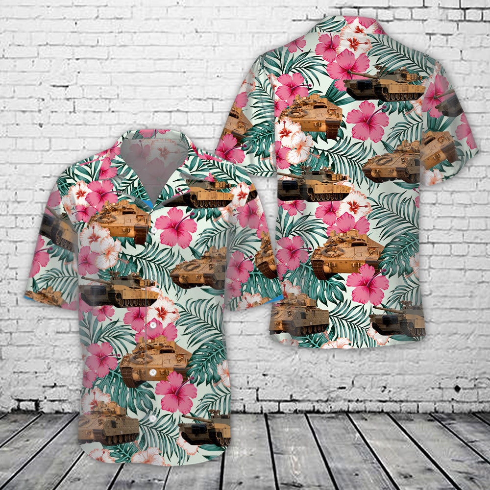 M1A2 Abrams and the M2A3 Bradley Hawaiian Shirt For Women NLSI2303PK04