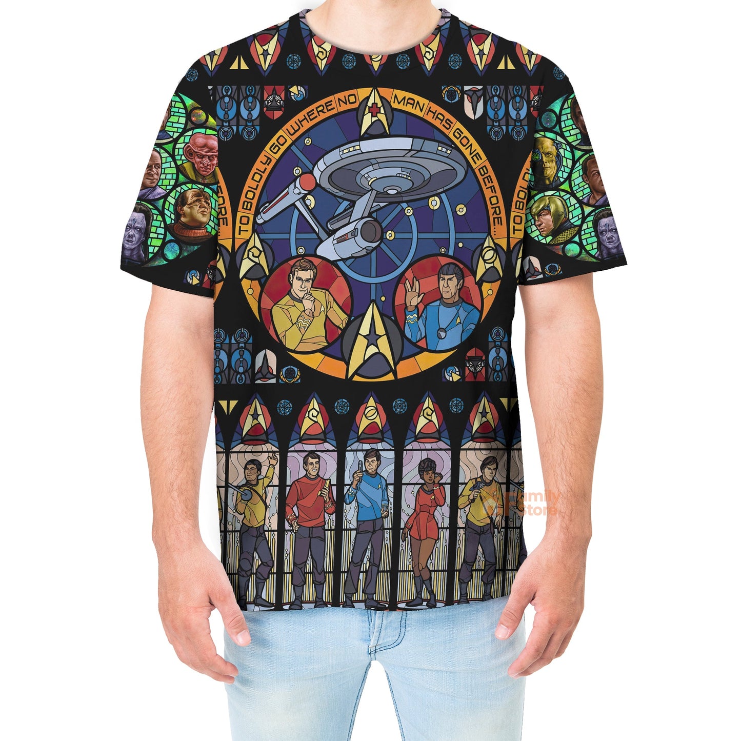 SaTr Stained Glass T-Shirt