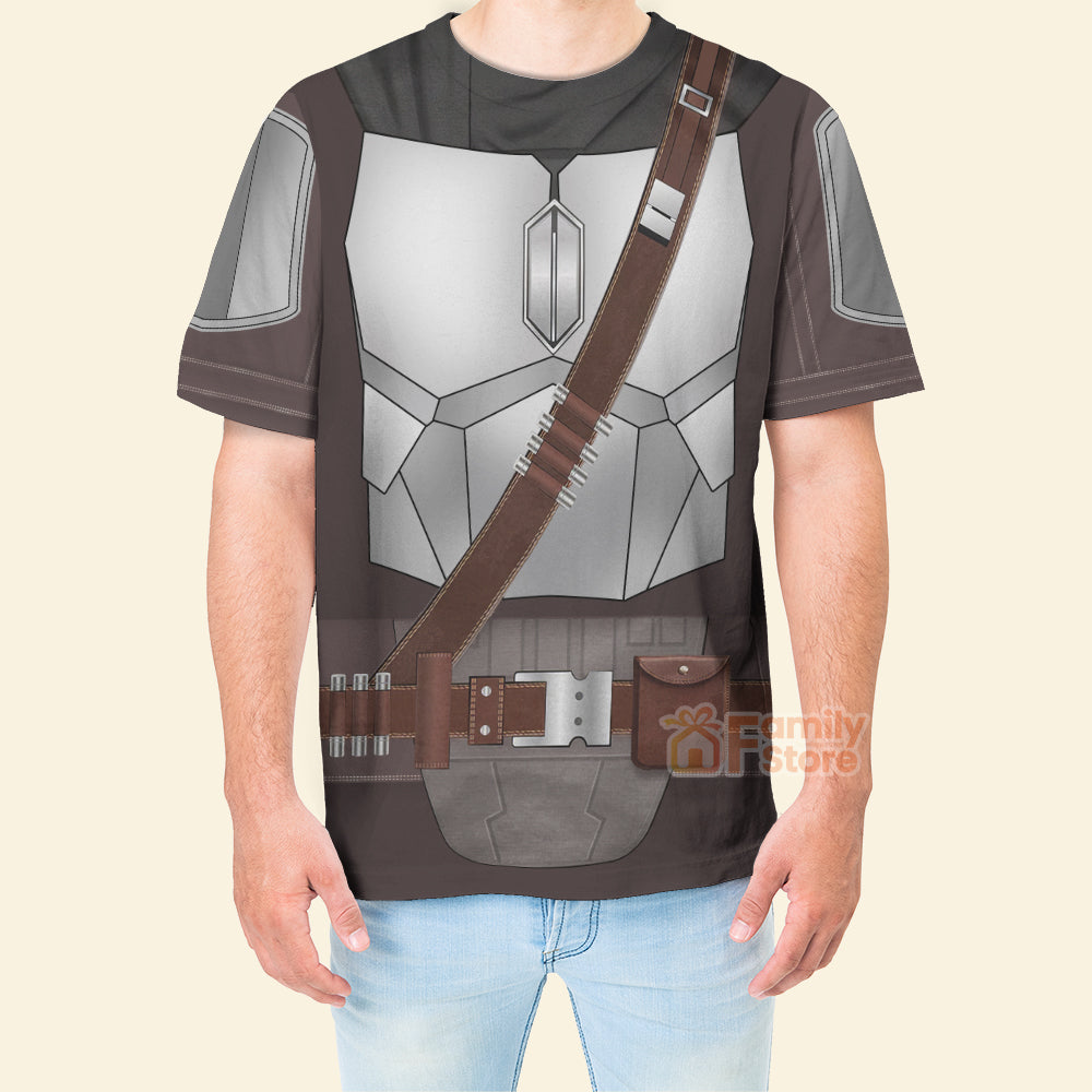 Stwa Beskar Mandalorian Costume T-Shirt For Men And Women CSSWR060