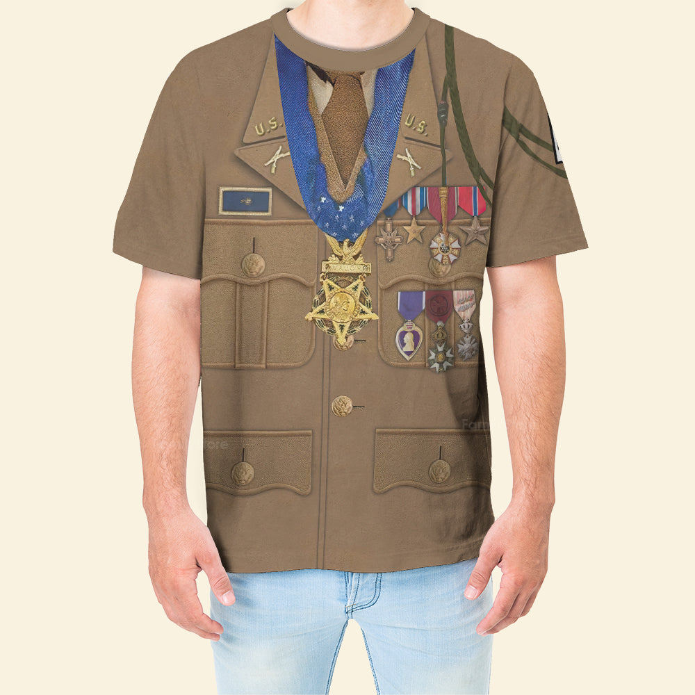 Audie Murphy - 3D TShirts