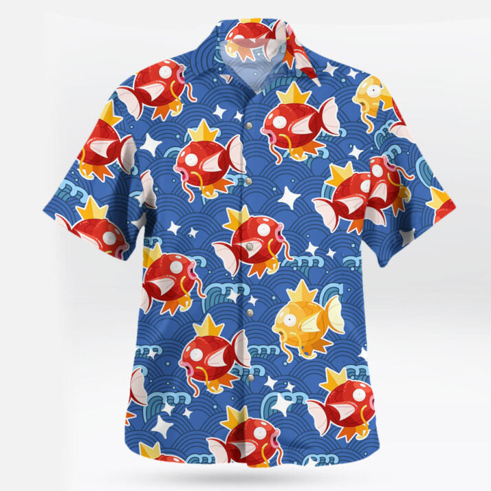 Magikarp Pokemon Hawaiian Shirt Shiny Tropical Aloha Shirt - Tropi Hawaiian Shirts