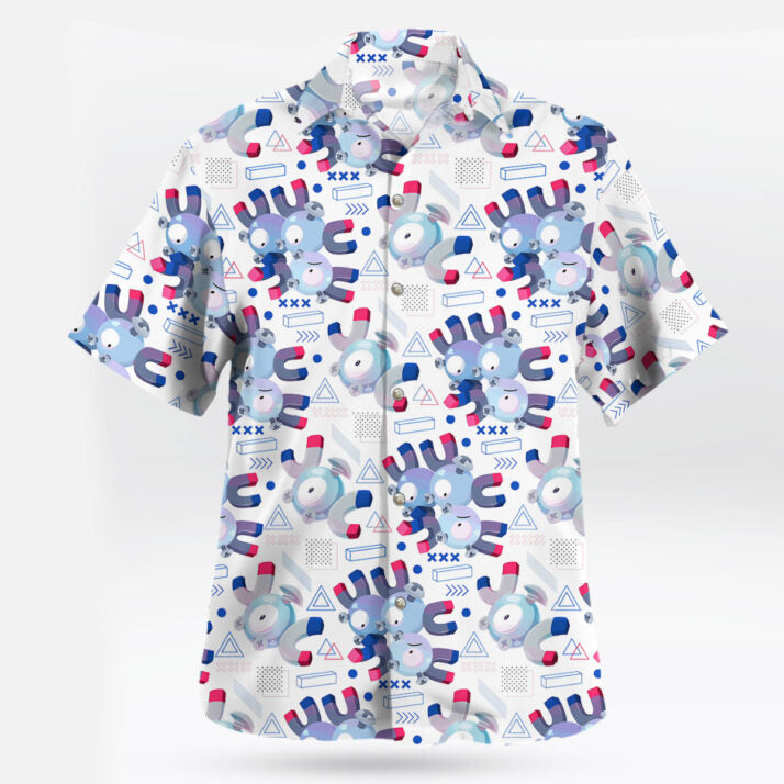 Magnemite Pokémon Hawaiian Shirt