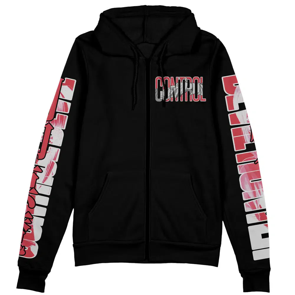 Chainsaw Man Zip Hoodie Makima Public Safety Devil Hunter Zip Hoodie Black Red Unisex - Cozy Hoodie For Cold Weather