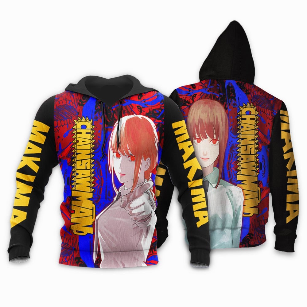 Chainsaw Man Hoodie Makima Devil Hunter Hoodie Colorful Unisex