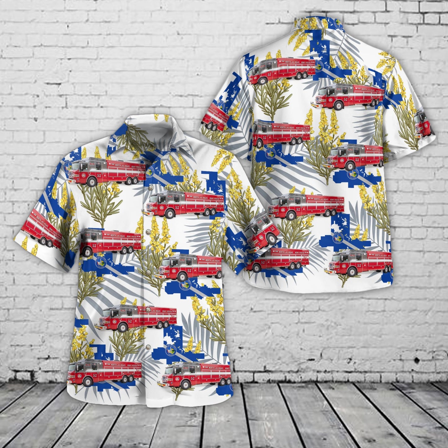 North Las Vegas Fire Department, Nevada Hawaiian Shirt