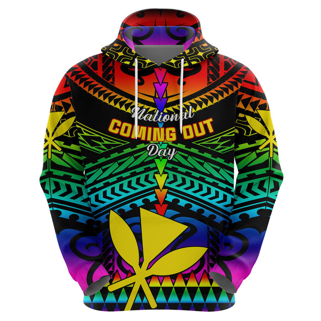 Lgbt Hoodie National Coming Out Day Hoodie Colorful Unisex - Cozy Hoodie For Cold Weather