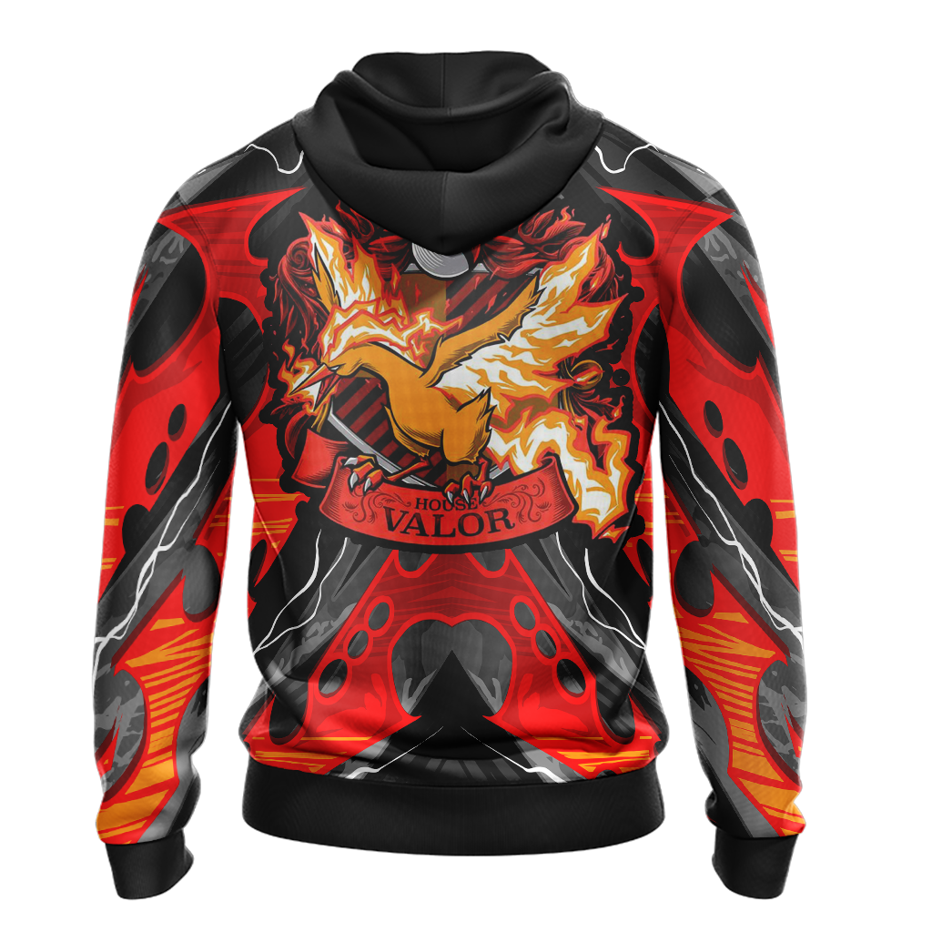 Pokemon Hoodie Pokemon House Vailor Graphic Hoodie Red Black Unisex - Cozy Hoodie For Cold Weather