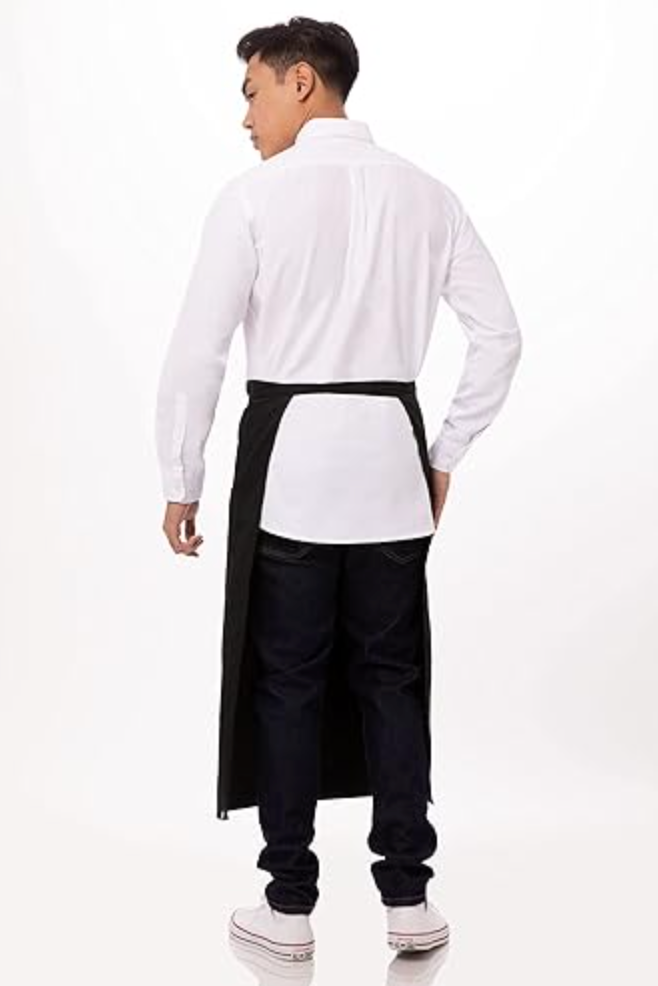 Chef Works Unisex Two Pocket Bistro Apron