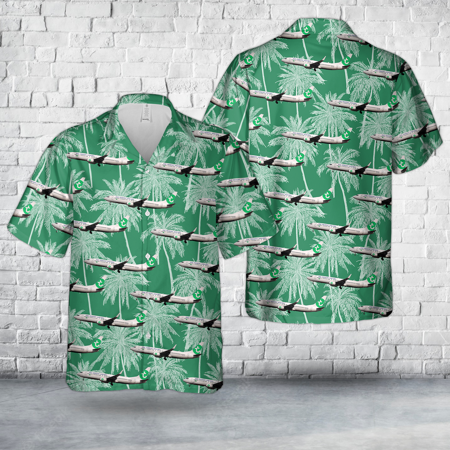 Sun Country Airlines (Transavia Airlines) Boeing 737-800 Hawaiian Shirt