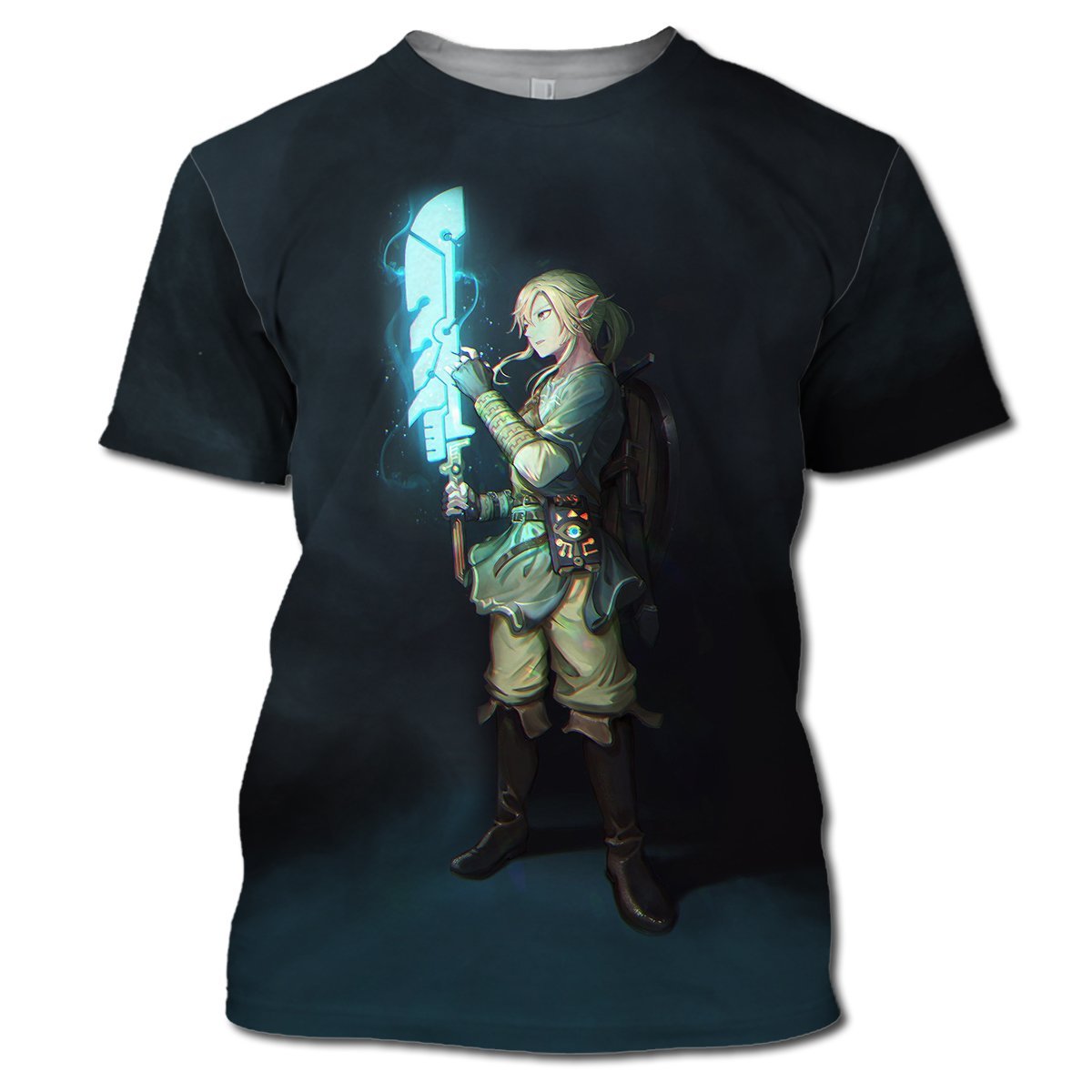 Legend Of Zelda Shirt Link Lighting Sword Black T-shirt Legend Of Zelda Hoodie