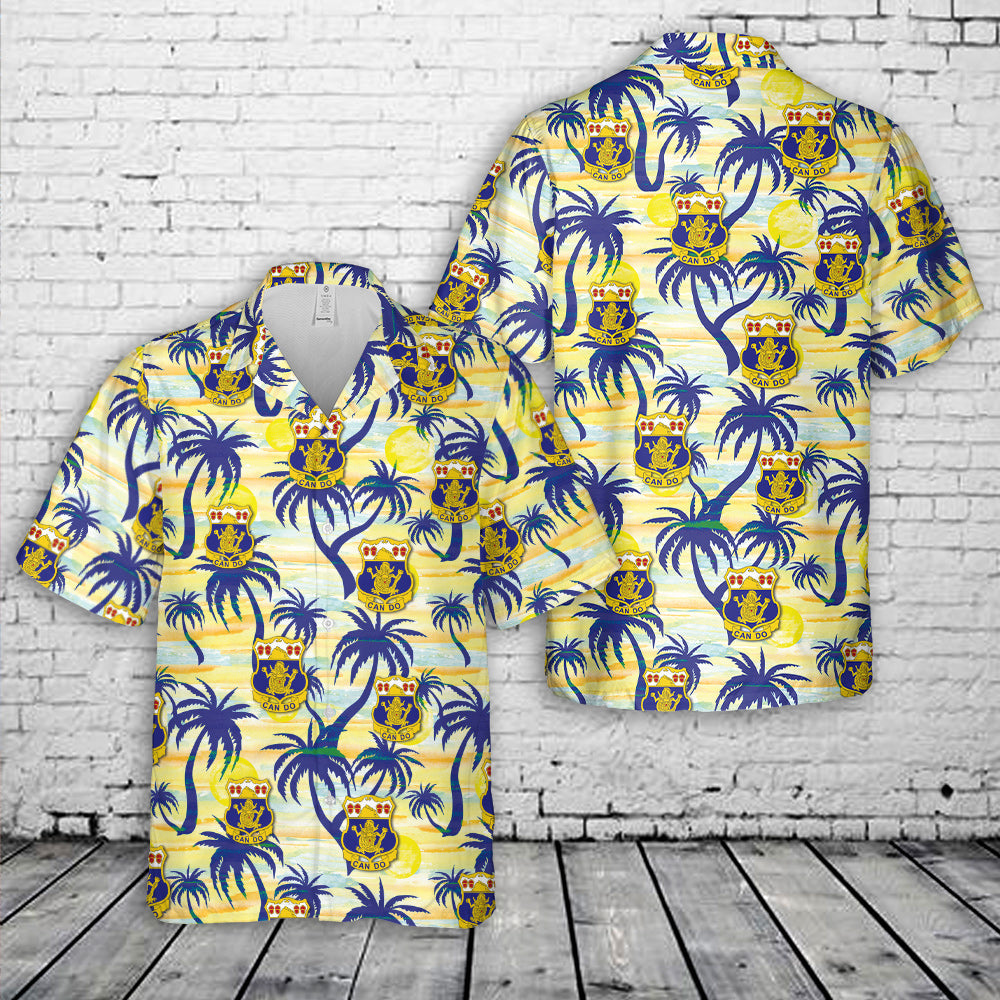 US Army 15th Infantry Regiment (3rd Inf Div) Hawaiian Shirt
