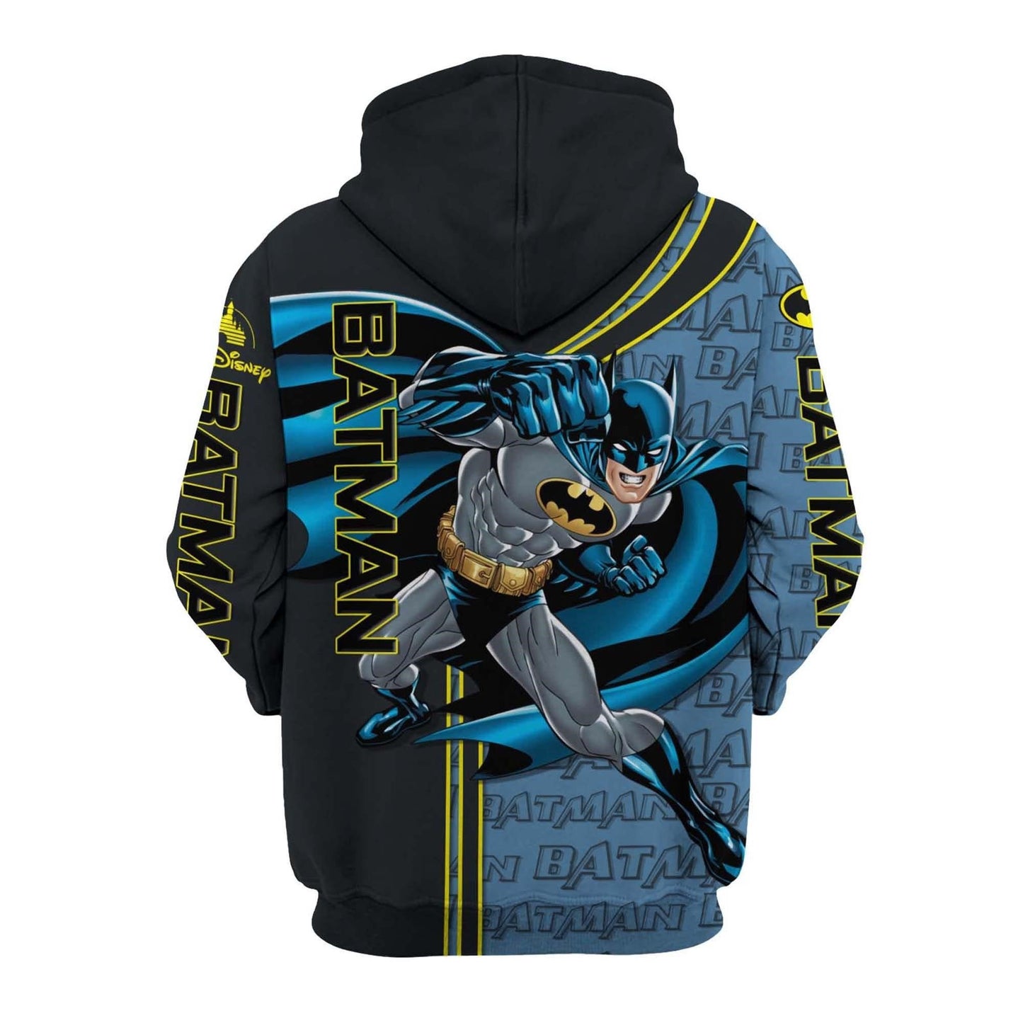 Batman Hoodie Dc Batman Fighting Pose Comic Hoodie Black Blue Unisex - Cozy Hoodie For Cold Weather