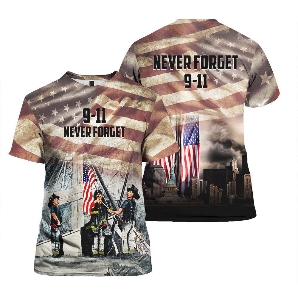 Patriot Day Hoodie 09/11 Never Forget American Flag Vintage Shirt Patriot Day Shirt - Trendy Gift For Men & Women