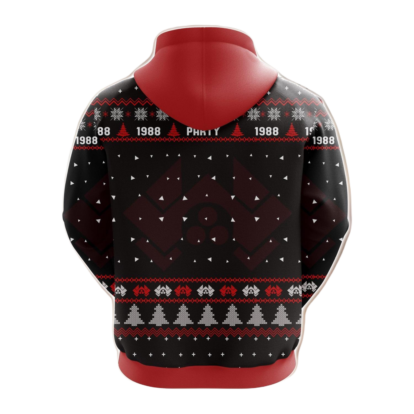 Die Hard Hoodie Die Hard Nakatomi Plaza Christmas Hoodie Red Black Unisex Adults New Release - Cozy Hoodie For Cold Weather