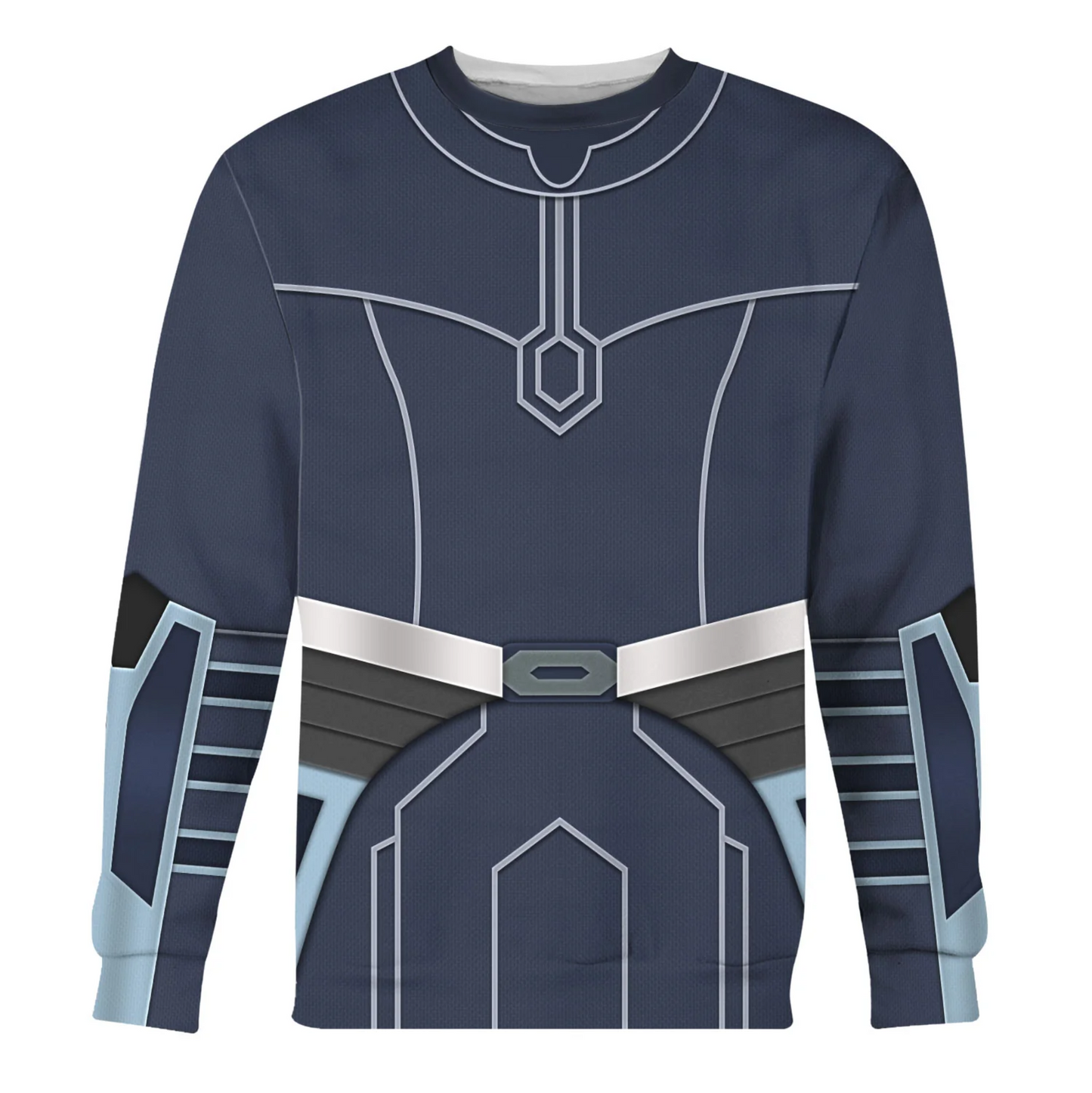 Starwars Hoodie Ahsoka Tano Costume Starwars Cosplay T-Shirt Blue Unisex Adults - Trendy Gift For Men & Women