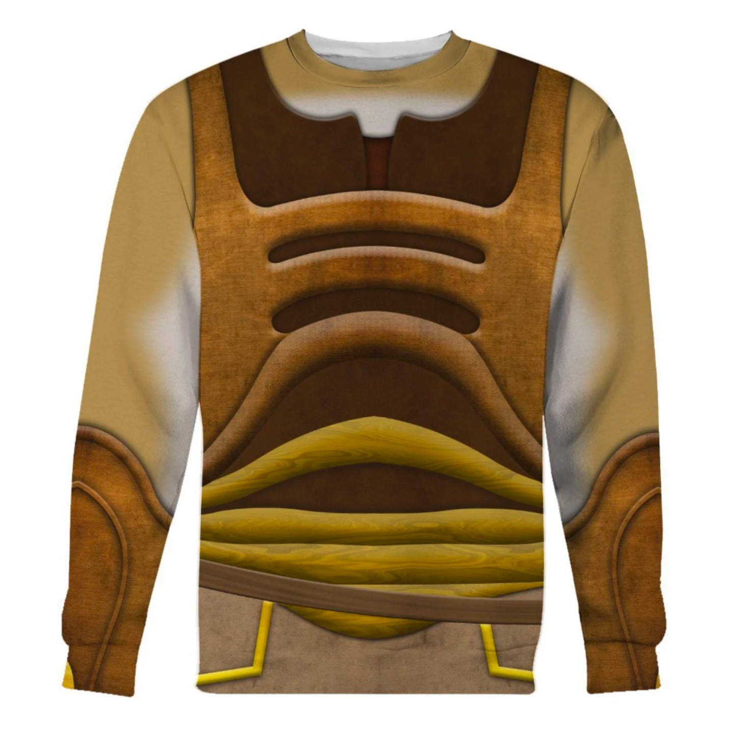 Starwars Hoodie Gungan Costume Starwars Cosplay T-Shirt Brown Unisex Adults - Trendy Gift For Men & Women