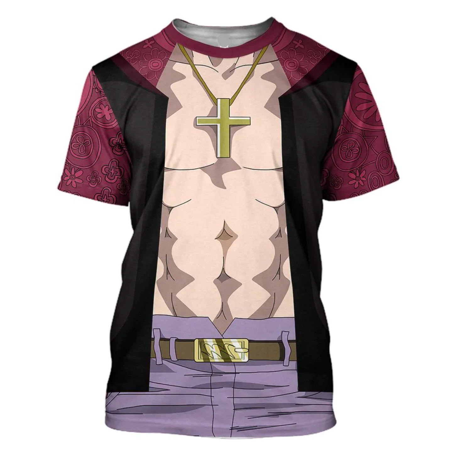 One Piece Hoodie One Piece Shichibukai Mihawk Costume T-Shirt Colorful Unisex - Trendy Gift For Men & Women