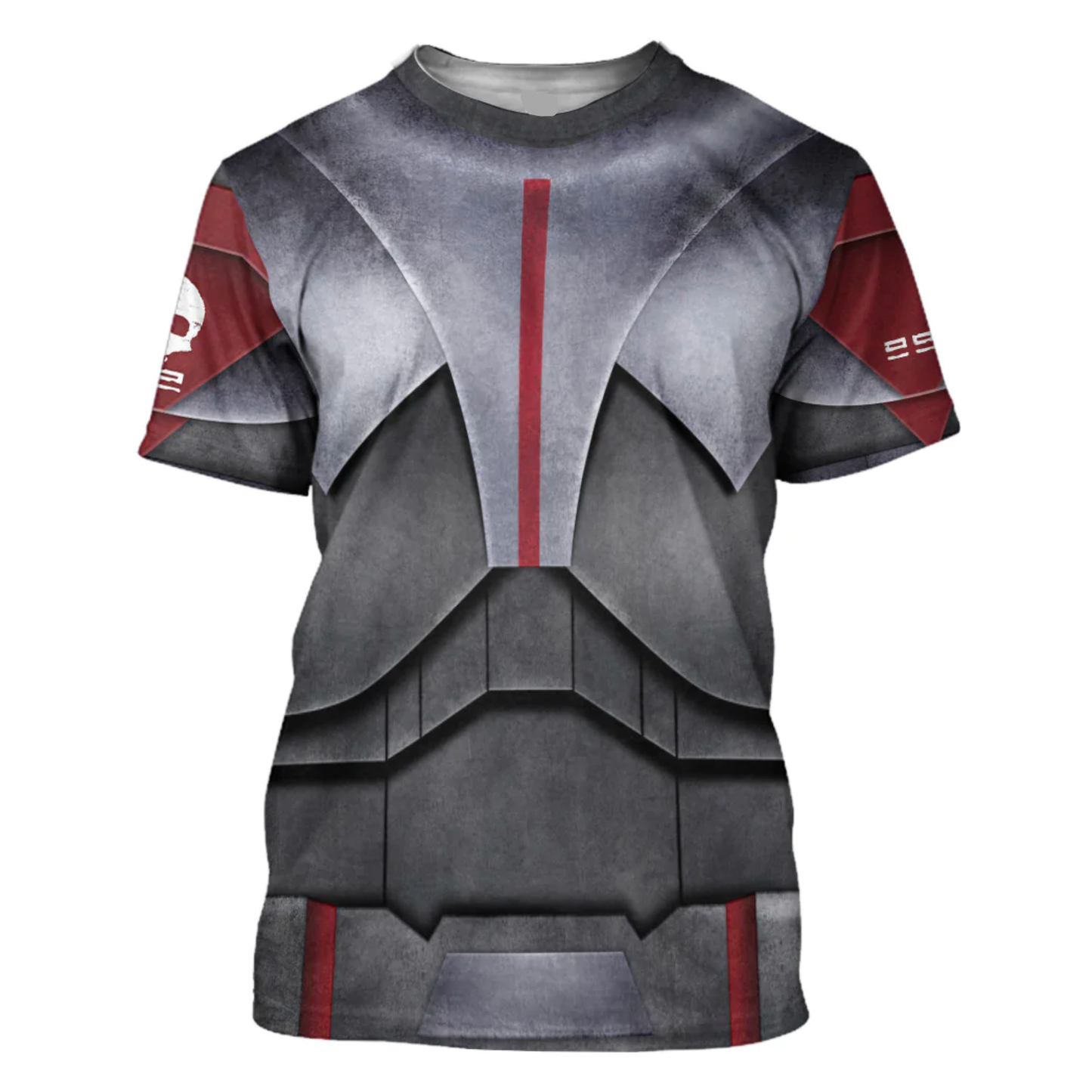 Starwars Hoodie The Bad Batch Armor Costume Starwars Cosplay T-Shirt Gray Silver Unisex Adults - Trendy Gift For Men & Women