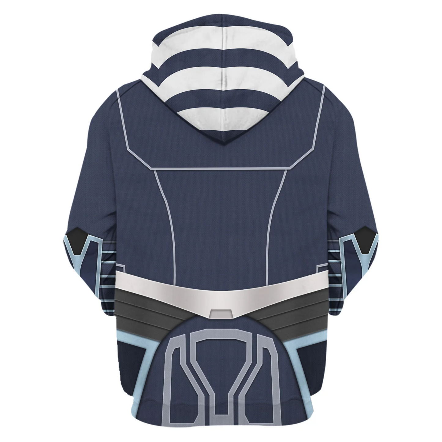 Starwars Hoodie Ahsoka Tano Costume Starwars Cosplay T-Shirt Blue Unisex Adults - Trendy Gift For Men & Women