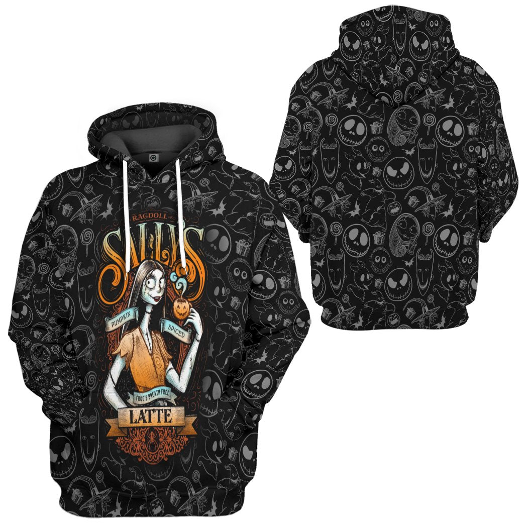 TNBC Shirt Pumpkin Spiced Latte Sally Black Hoodie TNBC Hoodie