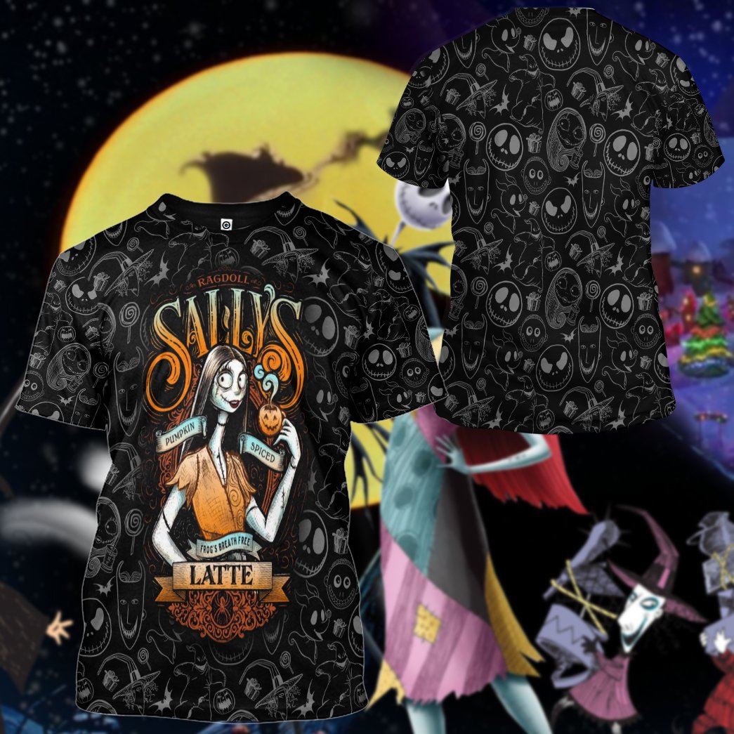 TNBC Shirt Pumpkin Spiced Latte Sally Black Hoodie TNBC Hoodie