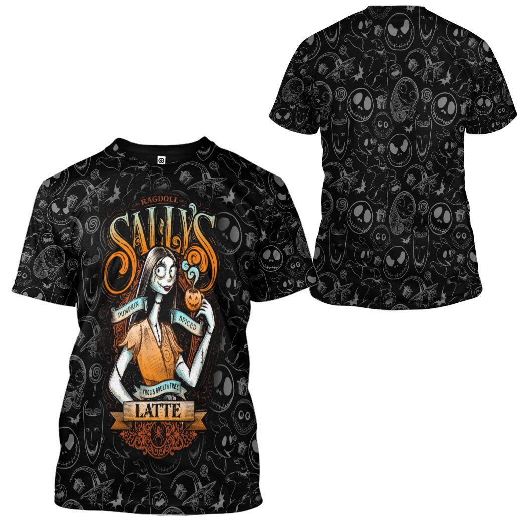 TNBC Shirt Pumpkin Spiced Latte Sally Black Hoodie TNBC Hoodie