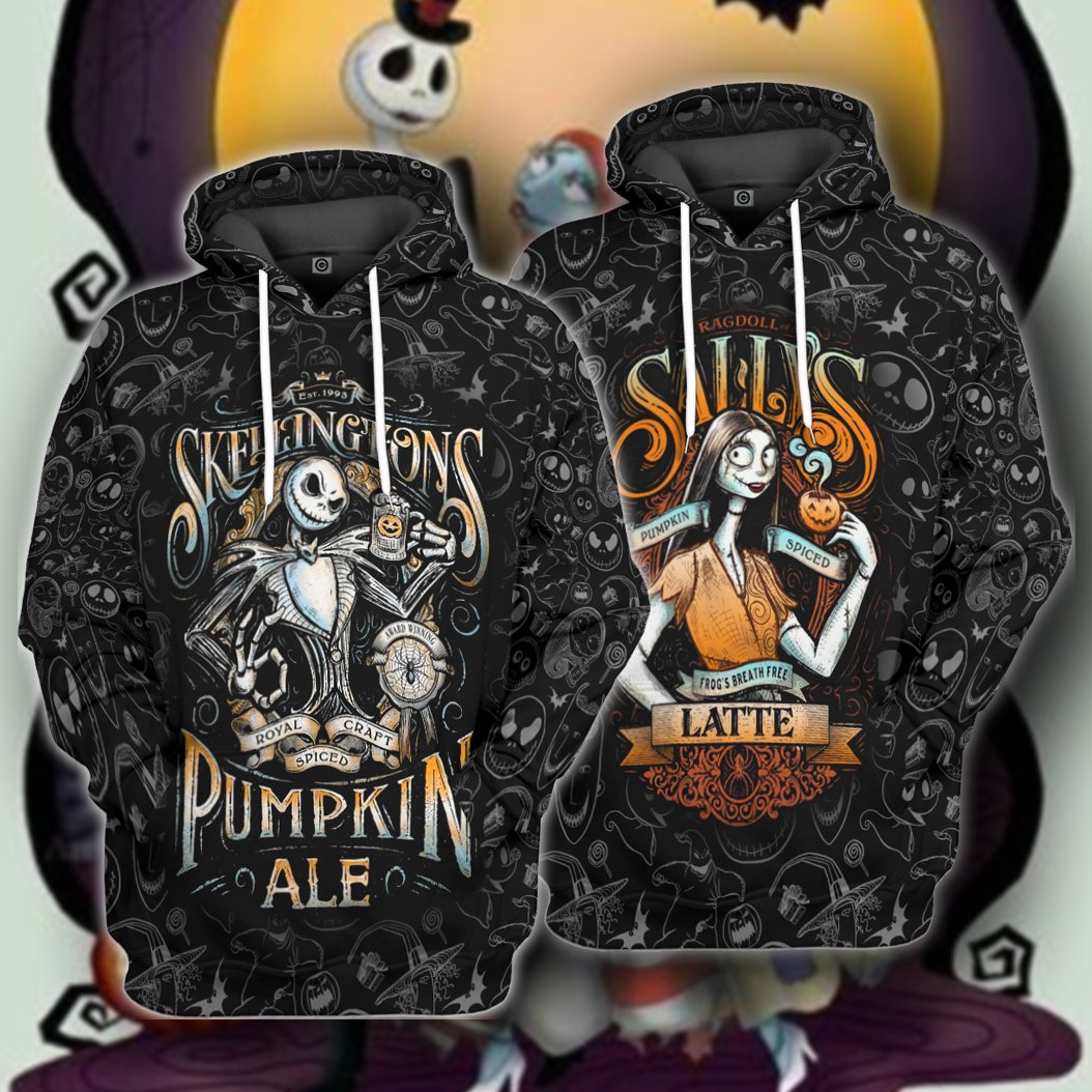TNBC Shirt Pumpkin Spiced Latte Sally Black Hoodie TNBC Hoodie