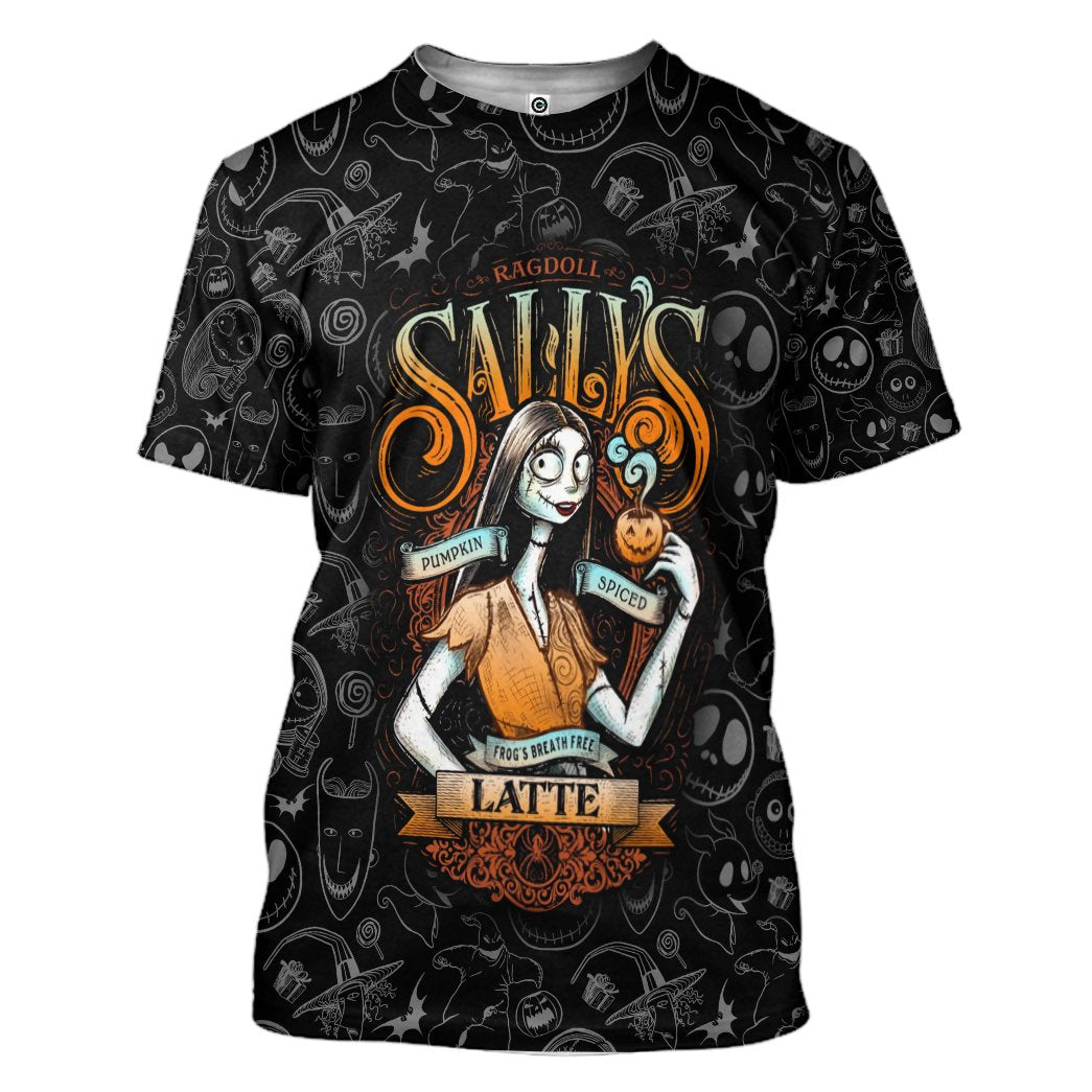 TNBC Shirt Pumpkin Spiced Latte Sally Black Hoodie TNBC Hoodie