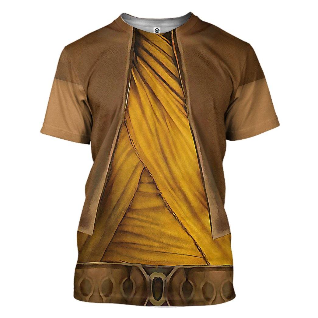 DN T-shirt Raya And The Last Dragon Shirt Raya Princess Suit Costume Yellow Hoodie DN Hoodie