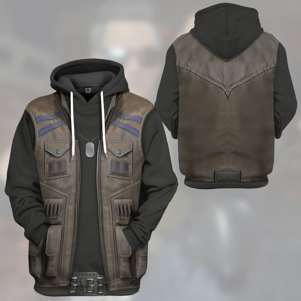 Mortal Kombat Johnny Cage Costume Tshirt Hoodie Apparel