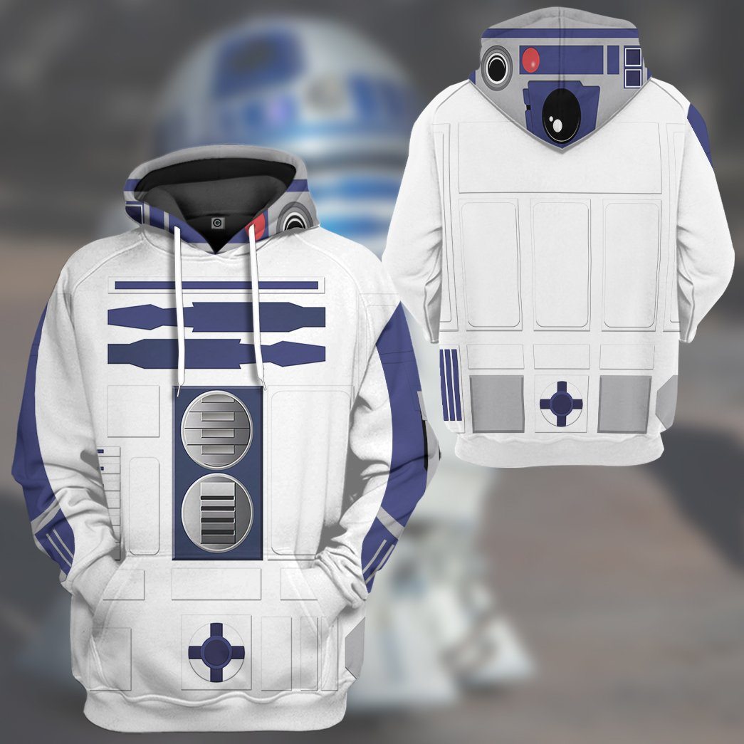 R2D2 Cosplay Custom Tshirt Hoodie Apparel