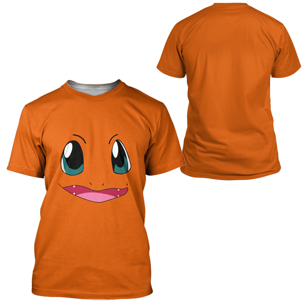 Pokemon Hoodie Charizard Pokemon Cosplay T-Shirt Orange Unisex Adults New Release - Trendy Gift For Men & Women