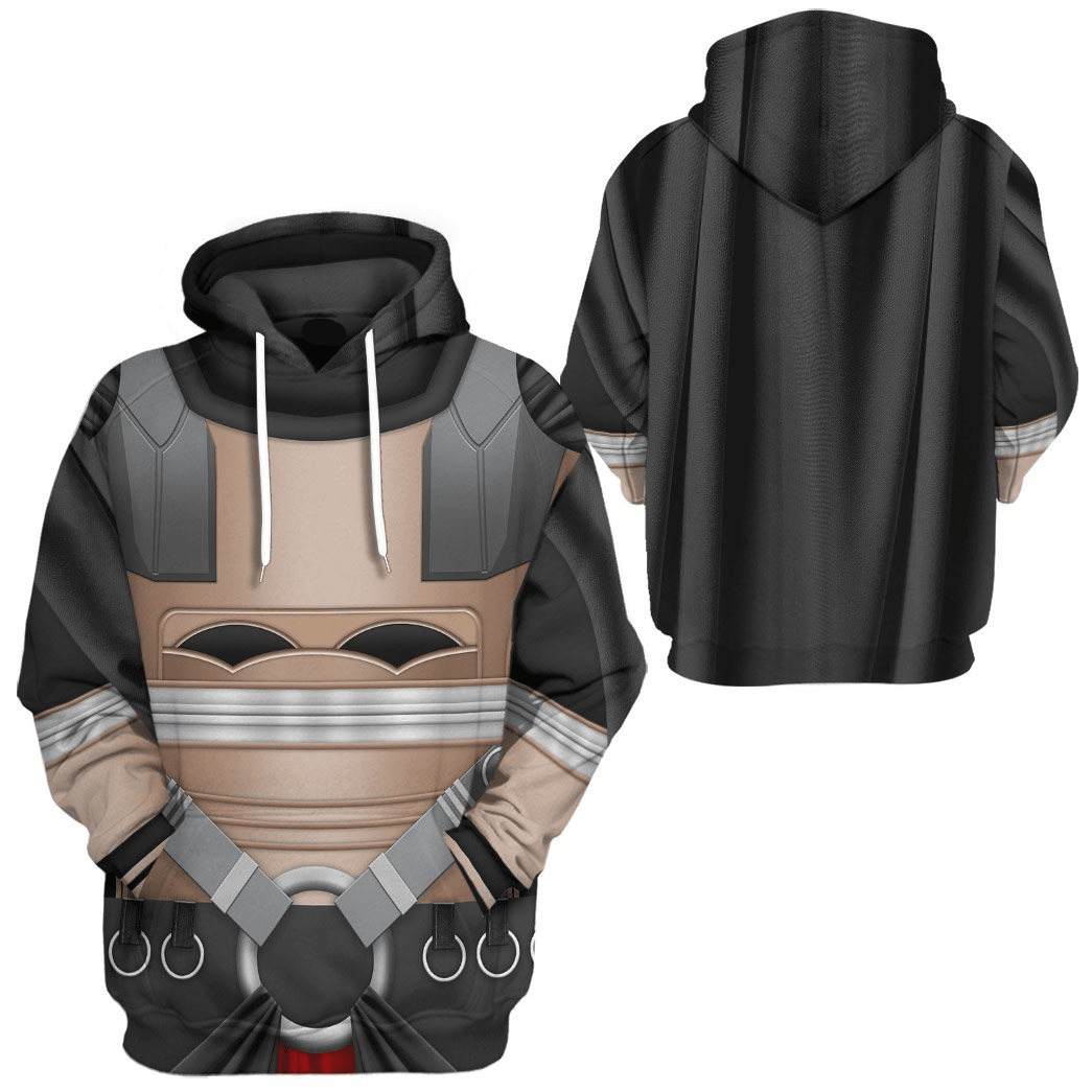 Starwars Hoodie Darth Raven Costume Starwars Cosplay T-Shirt Black Unisex Adults - Trendy Gift For Men & Women