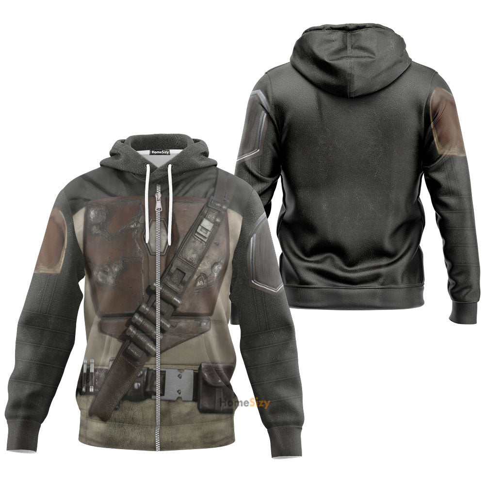 Movie SW The Mandalorian Custom Cosplay Costume Hoodie QT209489Hg