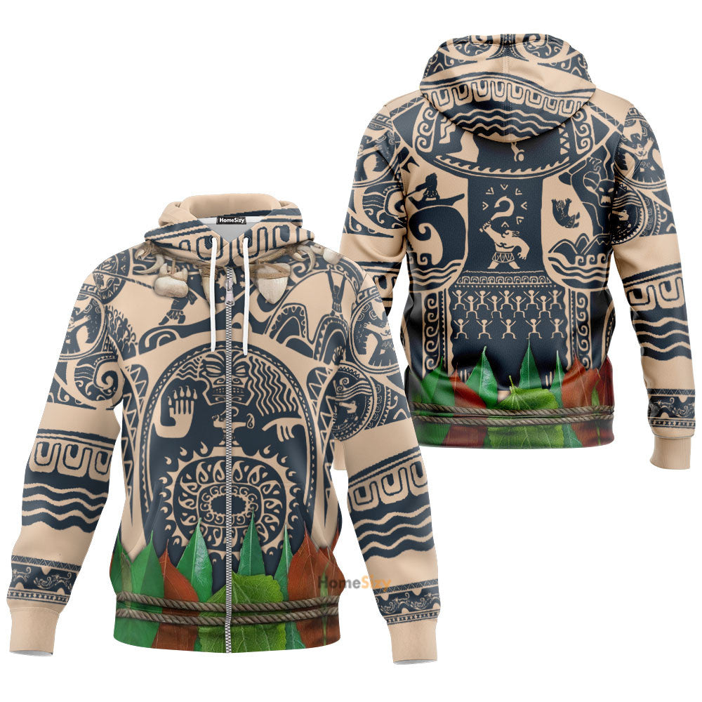 QT209186Td Moana Custom Cosplay Costume Hoodie