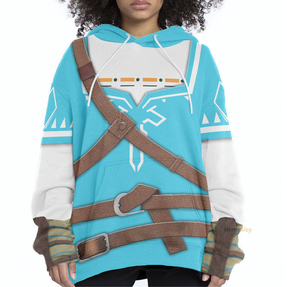 The LOZD  Link BOTW Cosplay Custom Cosplay Costume Hoodie QT206189Hf