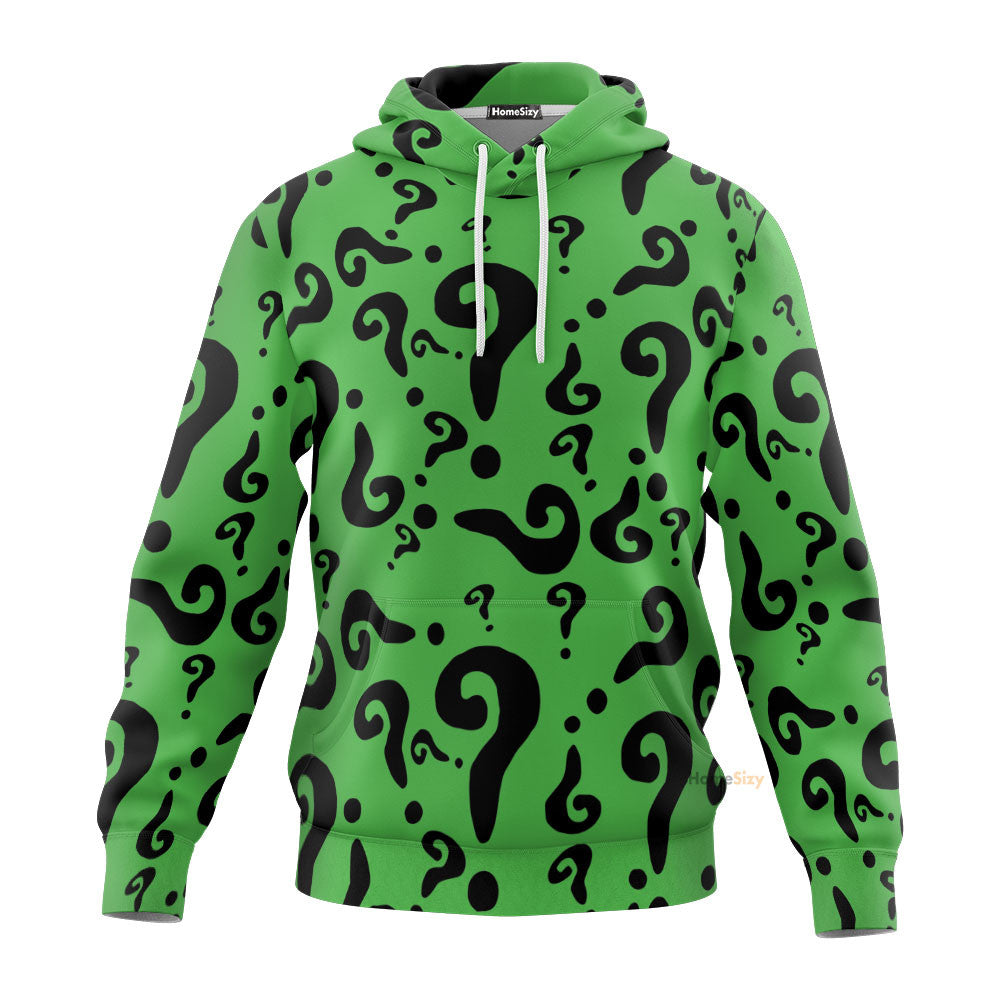 QT205038 DC The Riddler Custom TShirt Hoodie