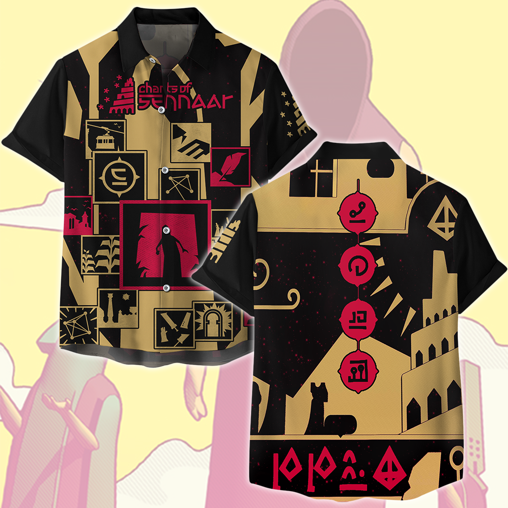 Chants of Sennaar Video Game All Over Printed T-shirt Tank Top Zip Hoodie Pullover Hoodie Hawaiian Shirt Beach Shorts Joggers