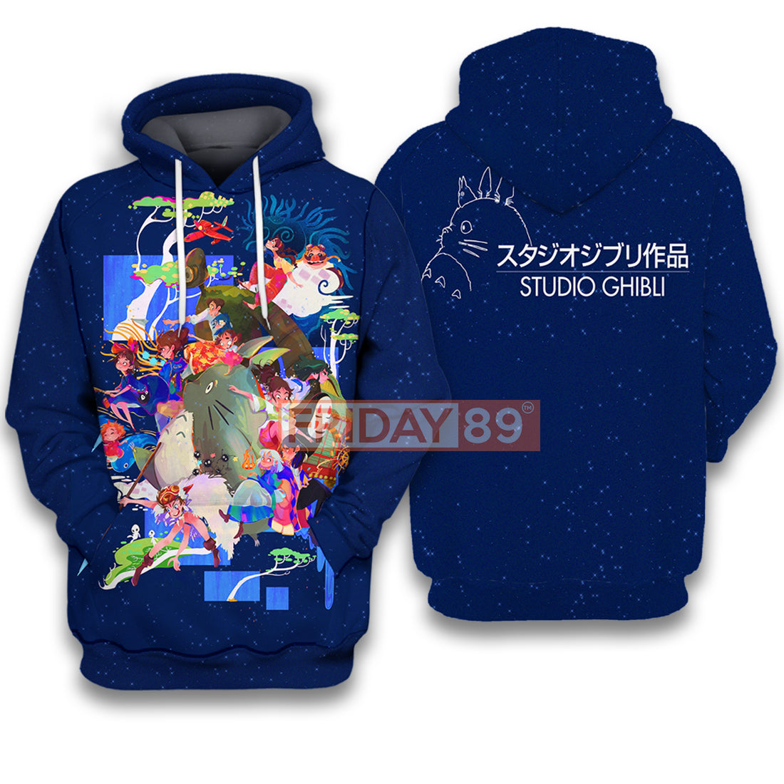 S.Ghibli Hoodie SG S.Ghibli Japan Anime All Characters Chibi T-shirt Cute S.Ghibli Hoodie Sweater Tank