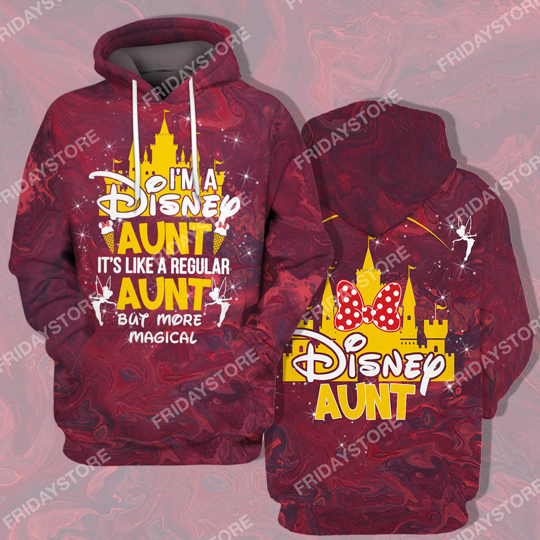 DN T-shirt Hoodie DN Aunt It's Like A Regular Aunt But More Magical Quote T-shirt Cute Aunt Tshirt Hoodie Sweater Tank