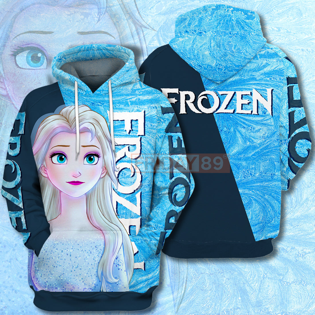 Frozen T-shirt Beauty Elsa Disney Princess Frozen 3D PRINT T-shirt Awesome DN Elsa Hoodie Sweater Tank