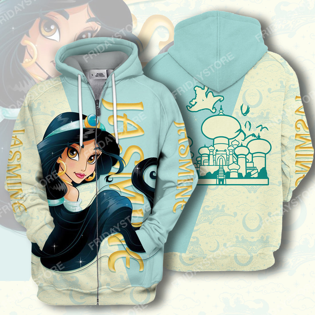 DN T-shirt Jasmine Aladdin Couple T-shirt Awesome DN Aladdin Hoodie Shirt Sweater Tank