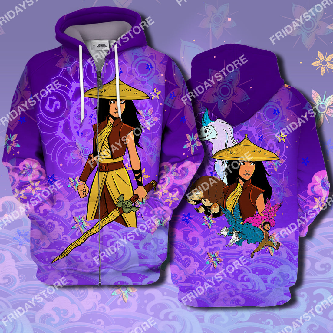 DN T-shirt Princess And The Last Dragon T-shirt Awesome High Quality DN Shirt Sweater Tank