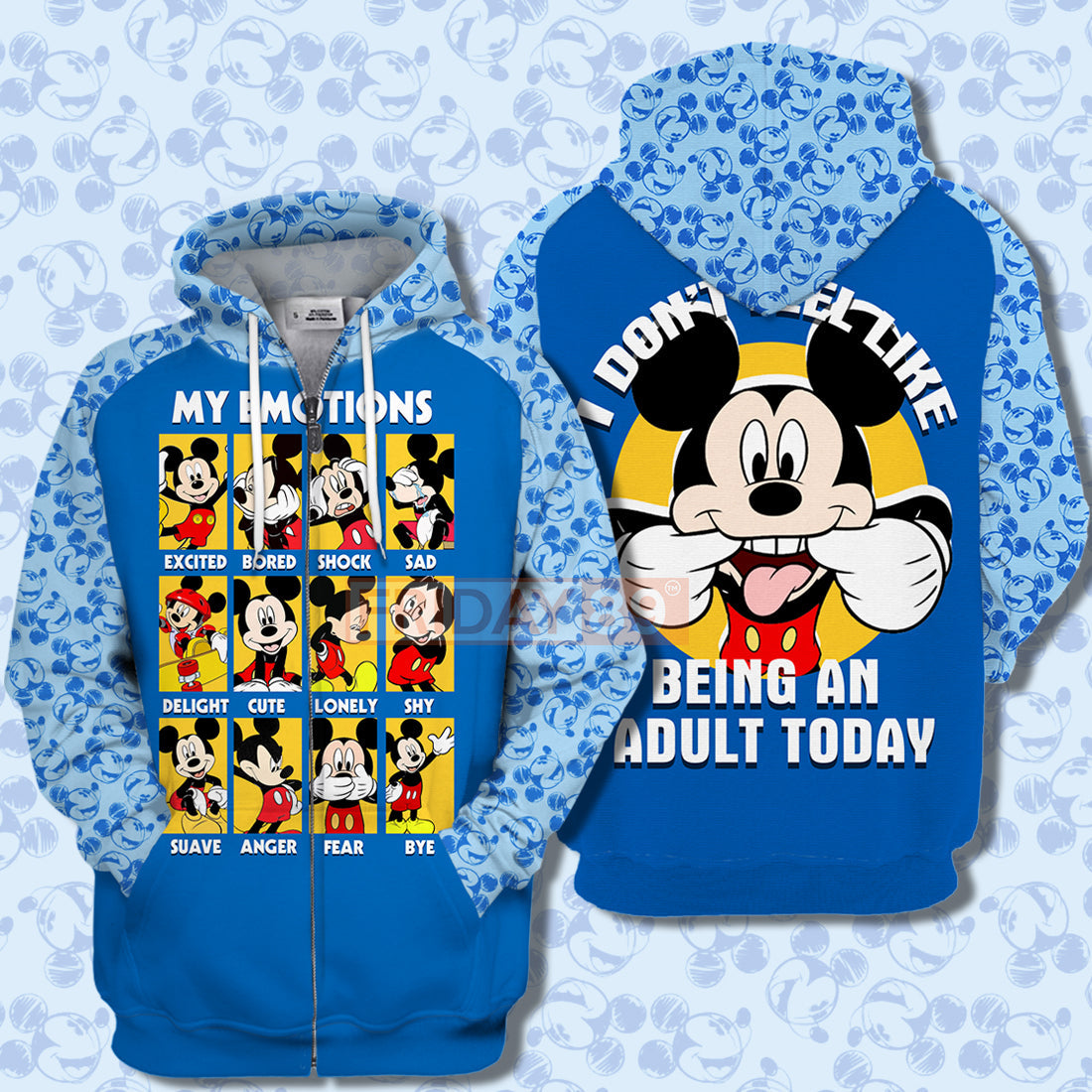 DN MK Mouse T-shirt MK Mouse My Emotions Don't Feel Like Being An T-shirt Amazing DN Hoodie Sweater Tank